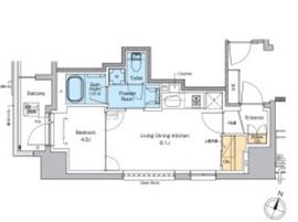 MARKS横浜戸部 602 間取り図