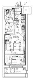 ミリアレジデンス東池袋 202 間取り図