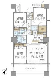 ブリリア有明スカイタワー 29階 間取り図