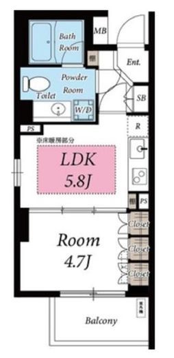 アビテ白金台 9階 間取り図