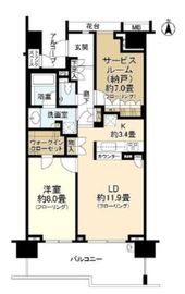 シティテラス南林間 5階 間取り図