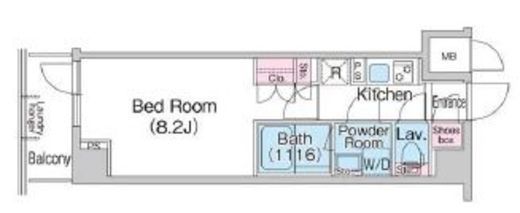 コンフォリア成増 403 間取り図