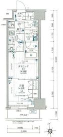 デュオステージ蒲田 13階 間取り図