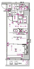 PREMIUM CUBE 上野 (プレミアムキューブ上野) 12階 間取り図