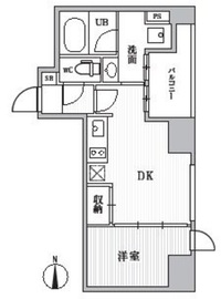 CAVANA+SHINTOMICHO (カバナプラス新富町) 403 間取り図