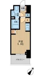 レジディア川崎 306 間取り図