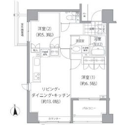 エーデル練馬 902 間取り図