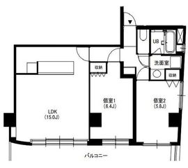 ミリアレジデンス高円寺 3階 間取り図