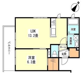 ヘリテイジ八雲 302 間取り図