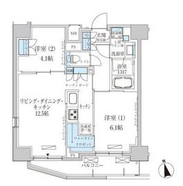 パークアクシス東上野 1203 間取り図