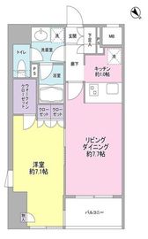 ルメイユ横浜関内 201 間取り図