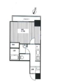 レジーナ銀座東 5階 間取り図