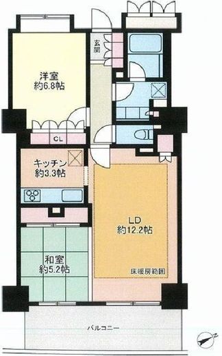 マークスタワー 5階 間取り図