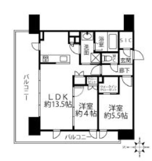 クリオレジダンス川崎南幸町 7階 間取り図