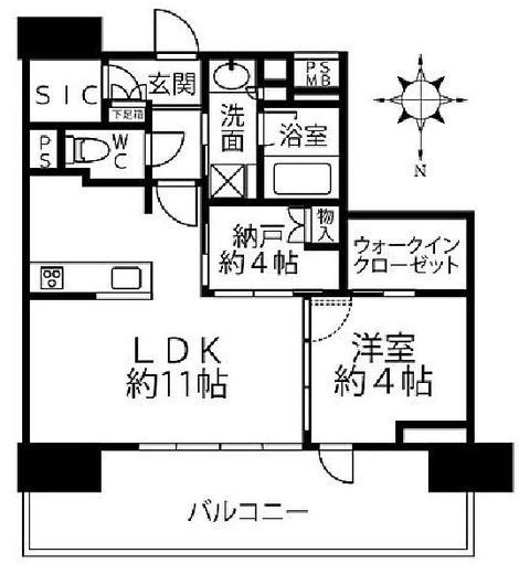 クリオレジダンス川崎南幸町 9階 間取り図