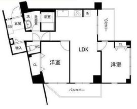 アビターレ中目黒 101 間取り図