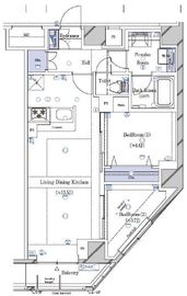 ガリシア南馬込 4階 間取り図