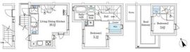 AGRATIO TERRACE恵比寿 (アグレシオテラス恵比寿) 205 間取り図