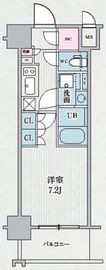 テラス浅草橋 907 間取り図