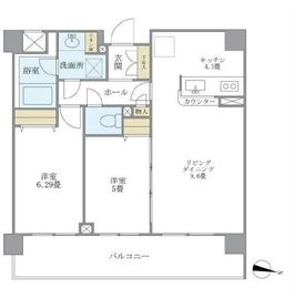 プレミアコンフォート高井戸 312 間取り図