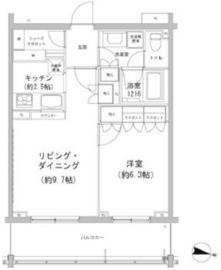 ヒューリックコート雪が谷 317 間取り図