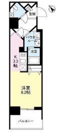 グロースメゾン新横浜 801 間取り図
