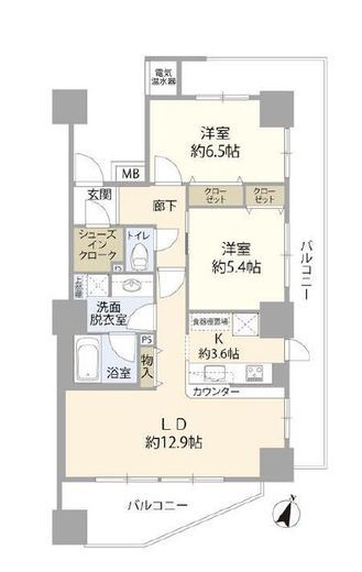 TOKYOシティトリエ 8階 間取り図