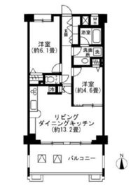 LANAI TOWN RENAISSANCE ORCHID NORTH (ラナイ タウン ルネッサンス オーキッドノース) 402 間取り図