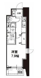 メゾンドアーク南大井 609 間取り図