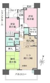 フォートンヒルズ 6階 間取り図