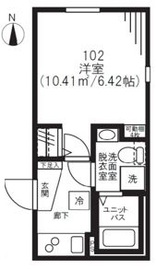 湯島レジデンス 102 間取り図
