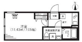 湯島レジデンス 201 間取り図