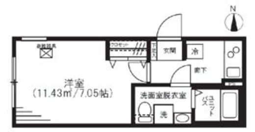 湯島レジデンス 501 間取り図