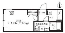 湯島レジデンス 501 間取り図