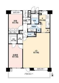 学芸大学南パークホームズ 4階 間取り図