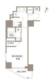 エスティメゾン赤羽Ⅱ 801 間取り図