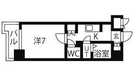 リージア代々木 706 間取り図