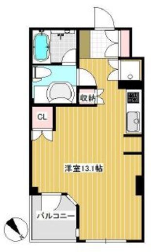 朝日上野マンション 9階 間取り図