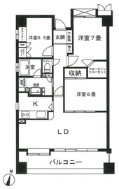 クリオレジダンス東京 7階 間取り図