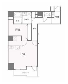 ポルトボヌール 8階 間取り図