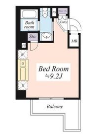 駒場パークサイドヒルズ 4階 間取り図