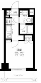 パレステュディオ代々木 4階 間取り図