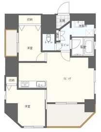 Orisay麻布十番 1201 間取り図