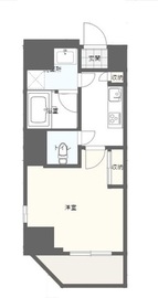 Orisay麻布十番 301 間取り図