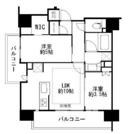 グローベル横濱大通り公園南 5階 間取り図