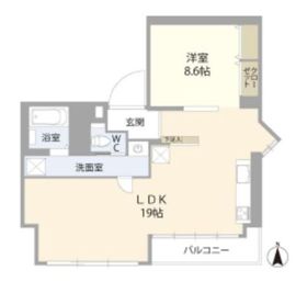 ハイツ山手 4階 間取り図