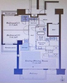 プラウド芝公園 7階 間取り図