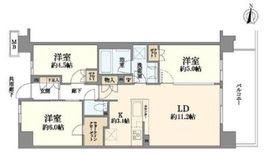 サンリヤン東戸塚 6階 間取り図