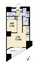 レックス日本橋水天宮プレミアタワー 14階 間取り図