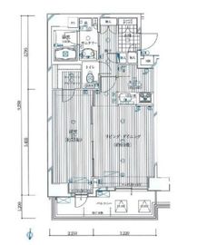 ガリシア錦糸町ステーションフロント 13階 間取り図